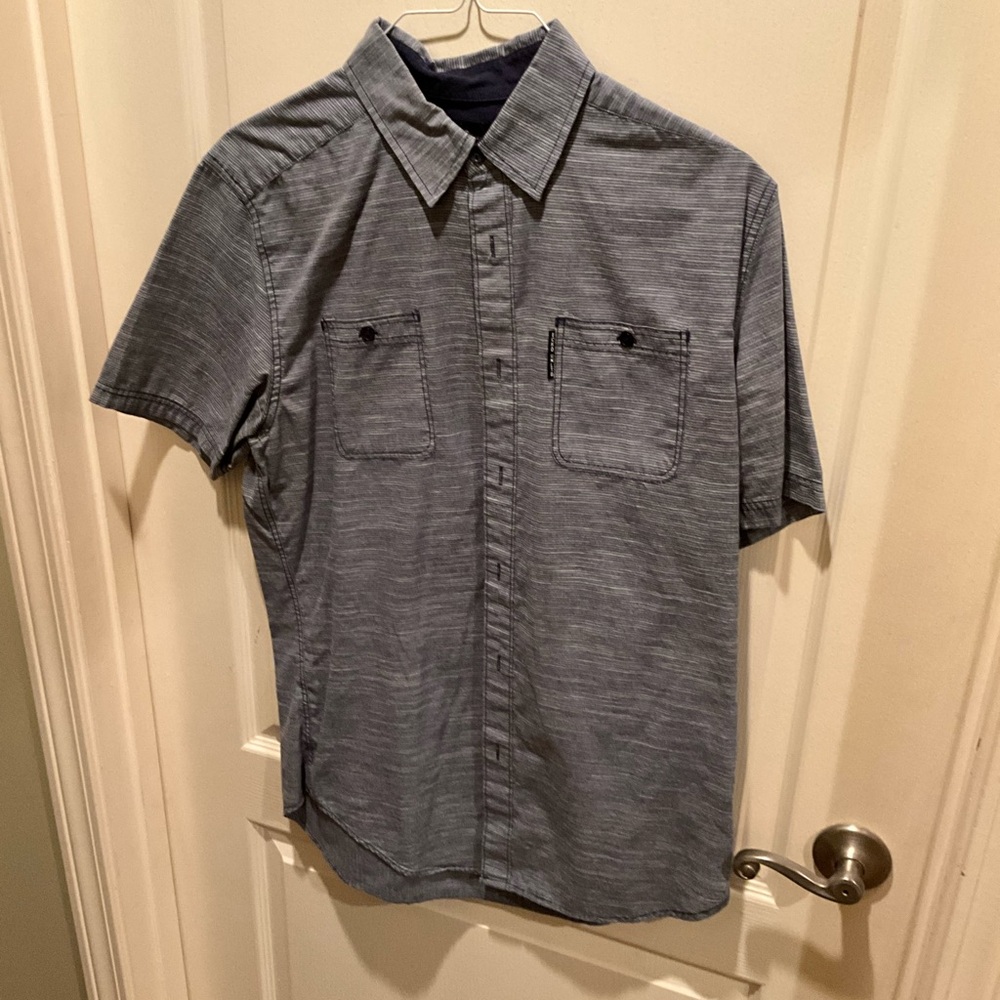 Ecko Unlimited Gray Casual Button Down Shirt